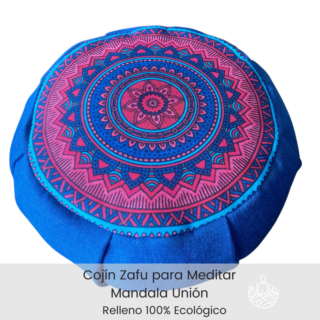 Cojín Zafu Mandala Unión