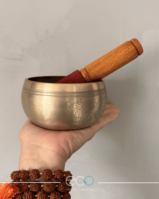 Cuenco Tibetano Nota Mi Chakra Plexo I 11 cm