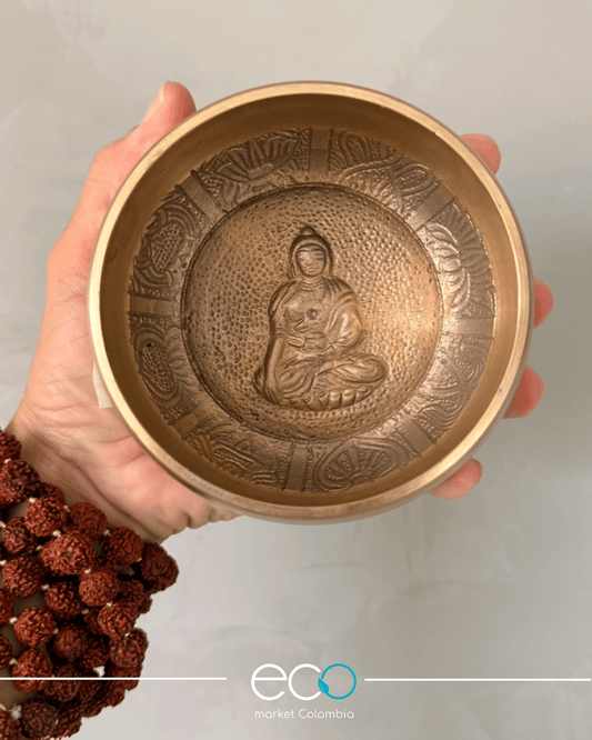 Cuenco Tibetano Nota Re Chakra Sacro I 13 cm