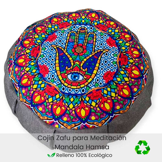 Cojin zafu mano Hamsa