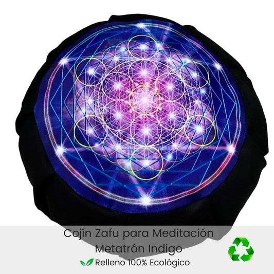 Zafu Mandala Metatron Indigo
