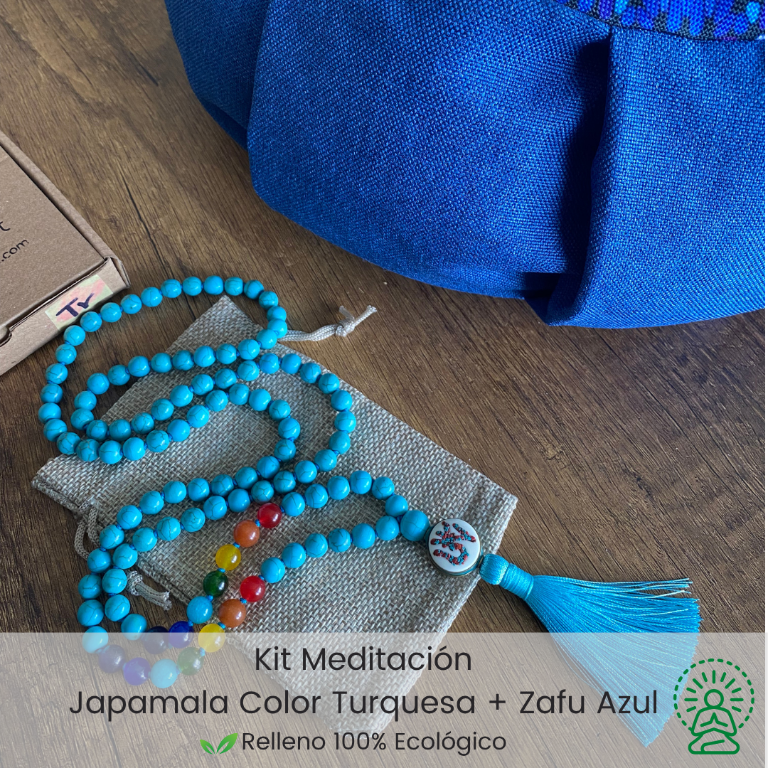 Kit para meditar: Zafu y Japamala