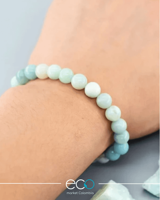 Brazalete en Amazonita | Calma y Comunicación Consciente
