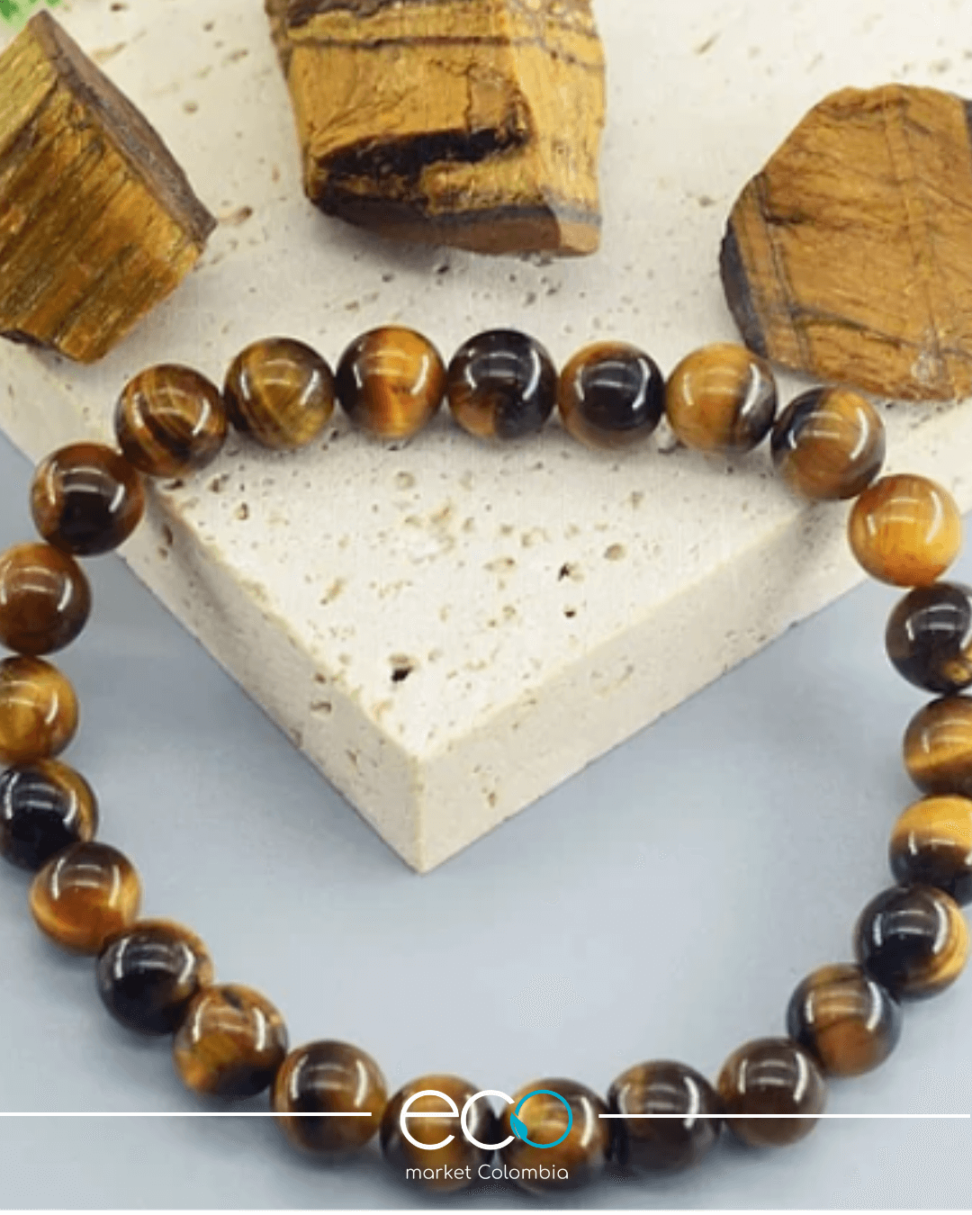 Pulsera Ojo de Tigre Natural