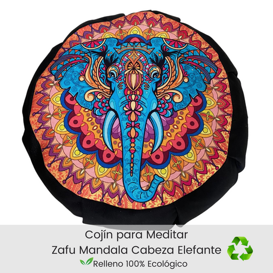 Zafu Mandala Elefante