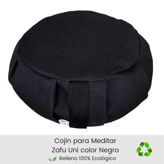 Cojin zafu color negro