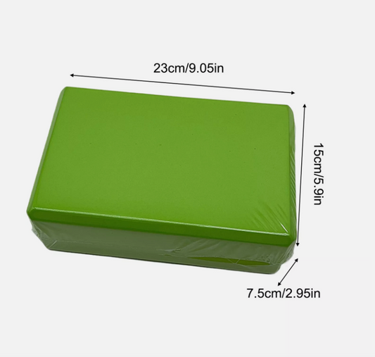 Bloque yoga verde