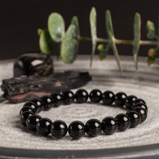 Ecomarket Colombia Pulsera piedras naturales Piedra volcanica