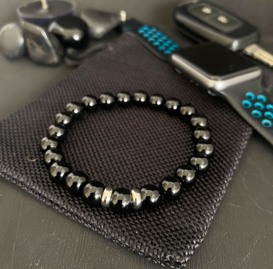 Ecomarket Colombia Pulsera piedras naturales onix