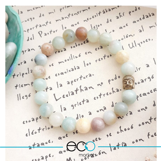 Collar para meditar y Brazalete Chakra Garganta