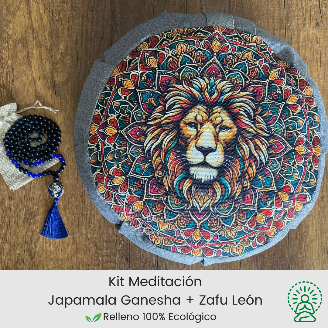 Kit para meditar zafu elefante