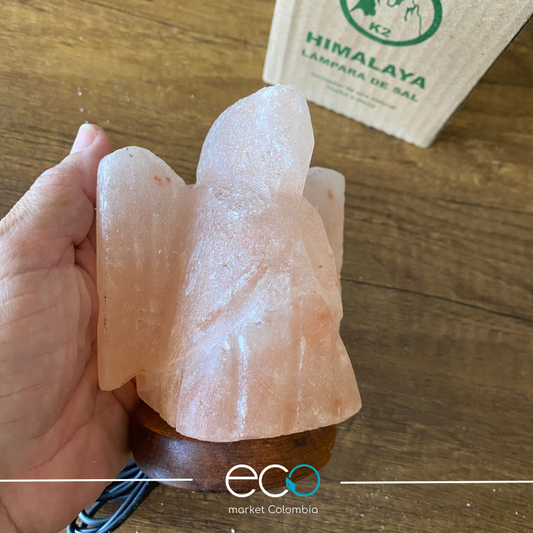 Lampara de sal del Himalaya angel