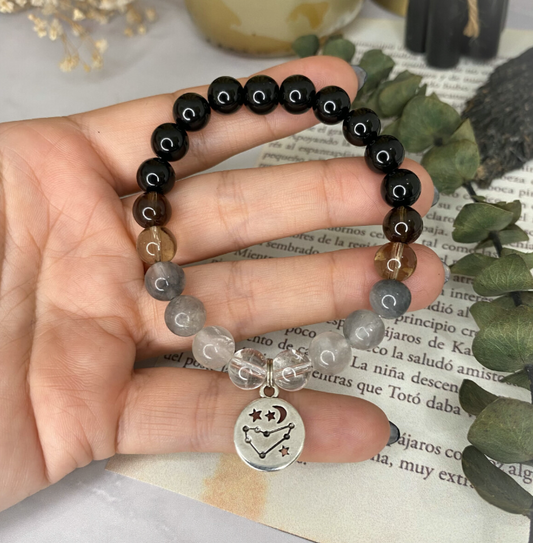 Pulsera piedras naturales signos zodiacales capricornio
