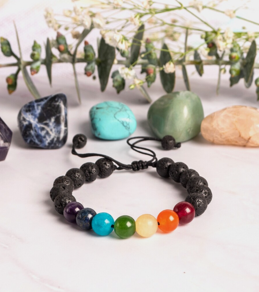 Pulsera piedras naturales 7 chakras