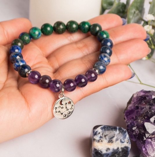 Pulsera piedras naturales signos zodiacales sagitario