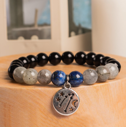 Pulsera piedras naturales signos zodiacales libra