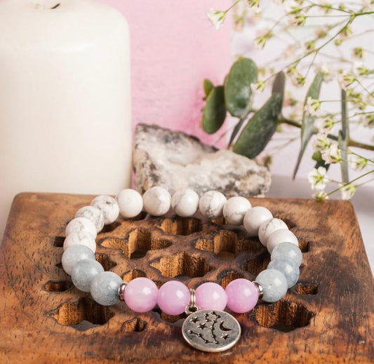 Pulsera piedras naturales signos zodiacales piscis