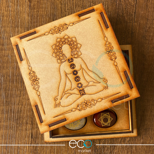 Caja piedras naturales reiki