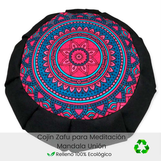 Cojin zafu para meditar Unión base negra