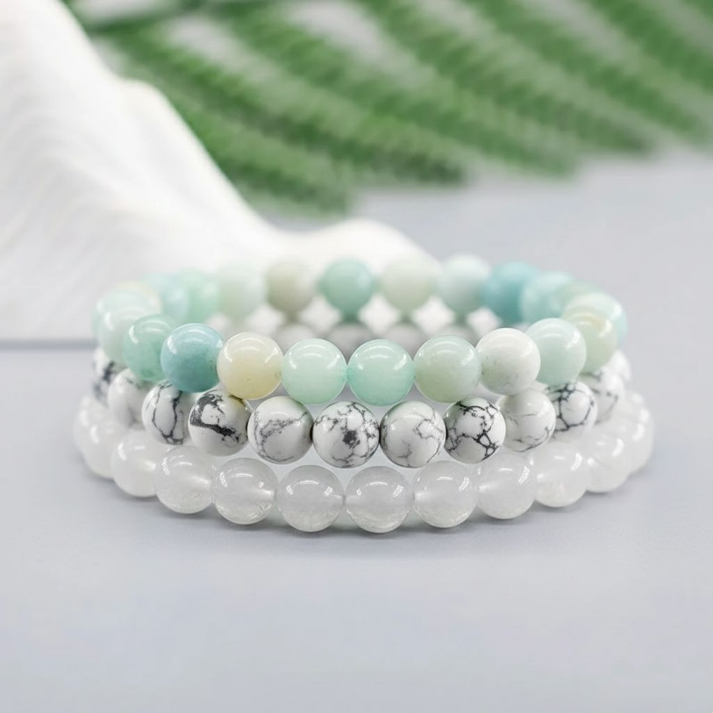 Juego de 3 Pulseras proporciona Calma y Paz Interior