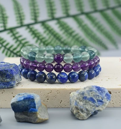 Set Pulseras Claridad y Enfoque - Piedras naturales