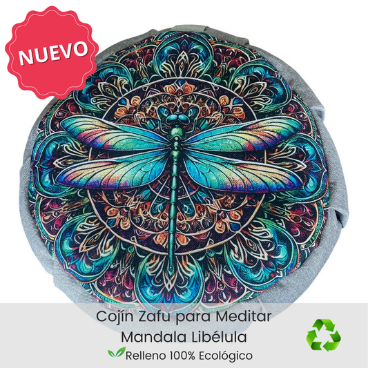 Kit para meditar zafu libélula