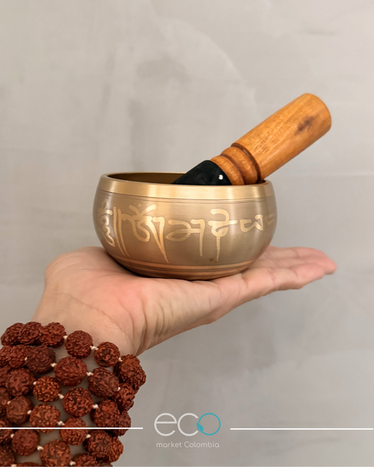 Cuenco Tibetano Nota Sol Chakra Garganta I 10 cm