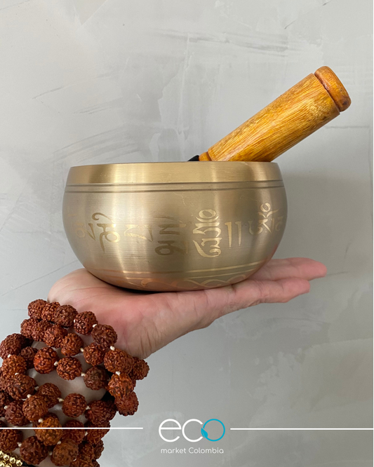 Cuenco Tibetano Nota Si Chakra Corona  I 13 cm