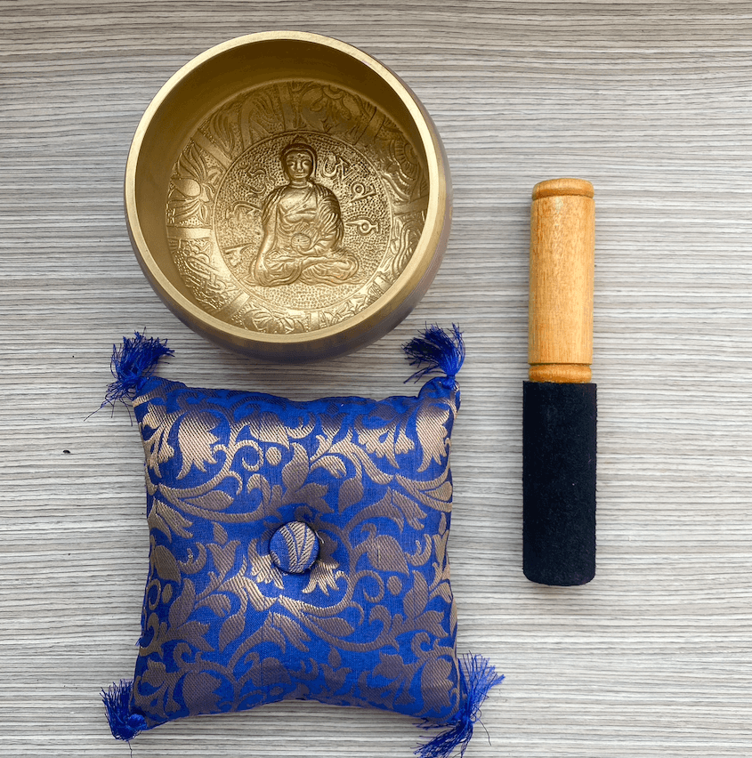 Cuenco Tibetano Nota Si Chakra Corona  I 13 cm