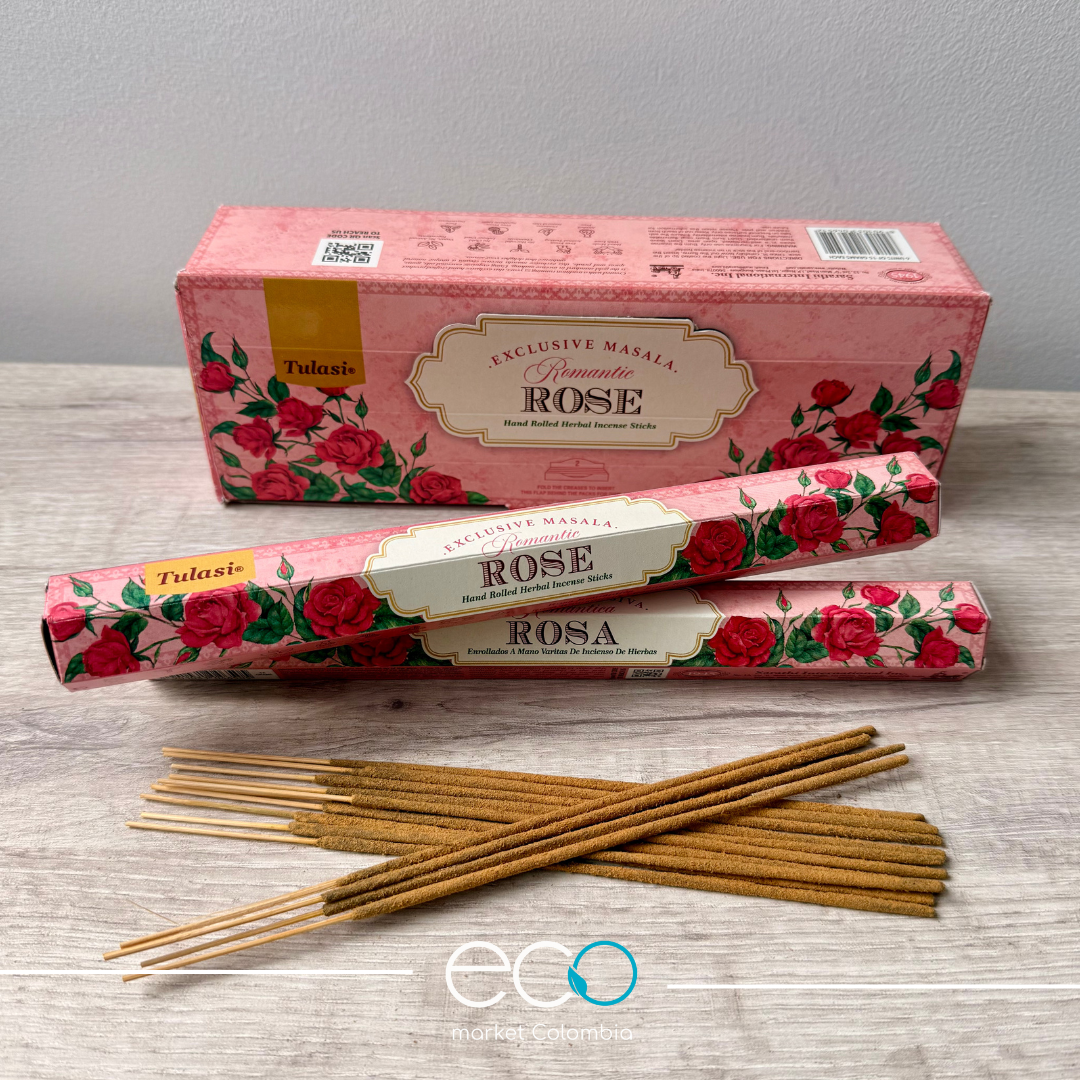 Varitas de incienso Tulasi Rosas