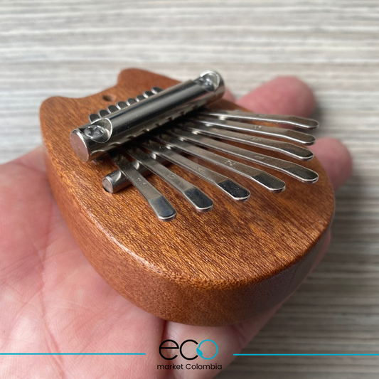 Karimba portatil de 8 notas de madera