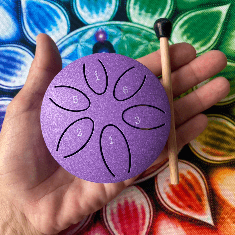Set para meditar Cojín zafu Chakras