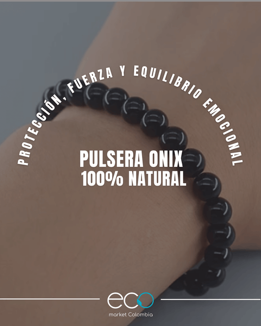 Pulsera Onix 100% Natural Brillante