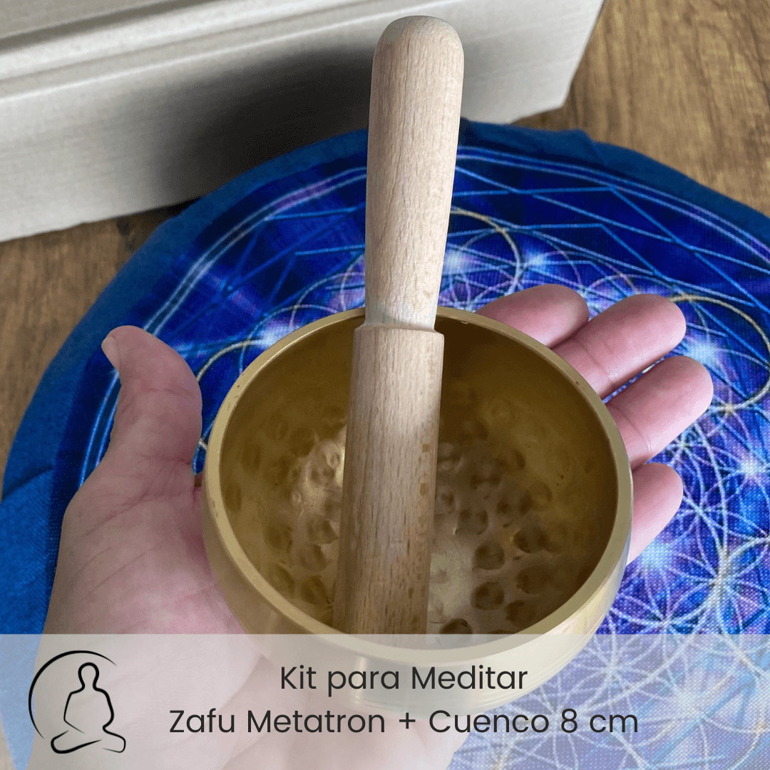 Set para meditar: Cojín zafu metatron