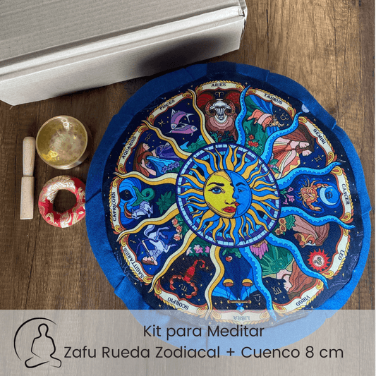 Set para meditar Zafu Rueda Astral