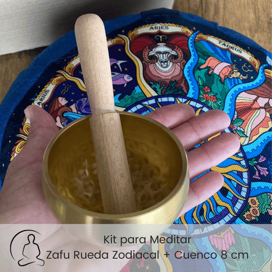 Set para meditar Zafu Rueda Astral