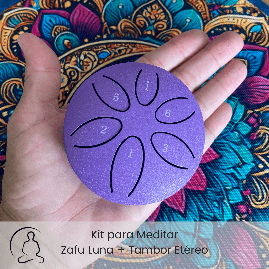 Set para meditar: Cojín zafu metatron