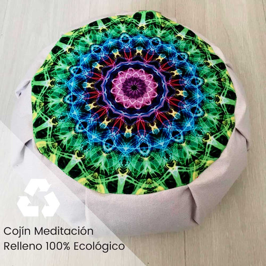 Cojín Mandala Emoción Base Beige
