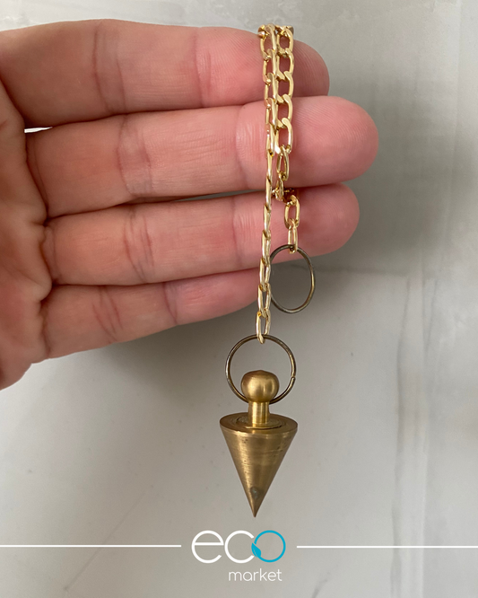 Pendulo Bronce radiestesia 
