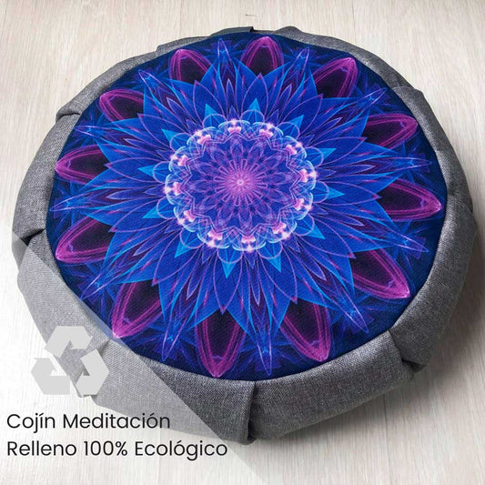 Cojín redondo Mandala Gratitud