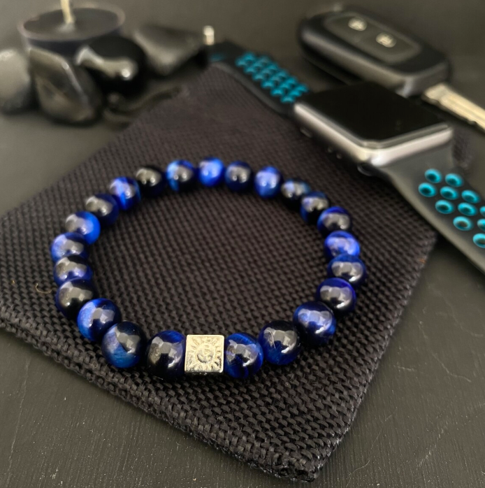 Ecomarket Colombia Pulsera piedras naturales onix