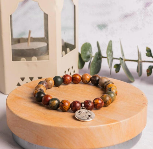 Pulsera piedras naturales signos aries