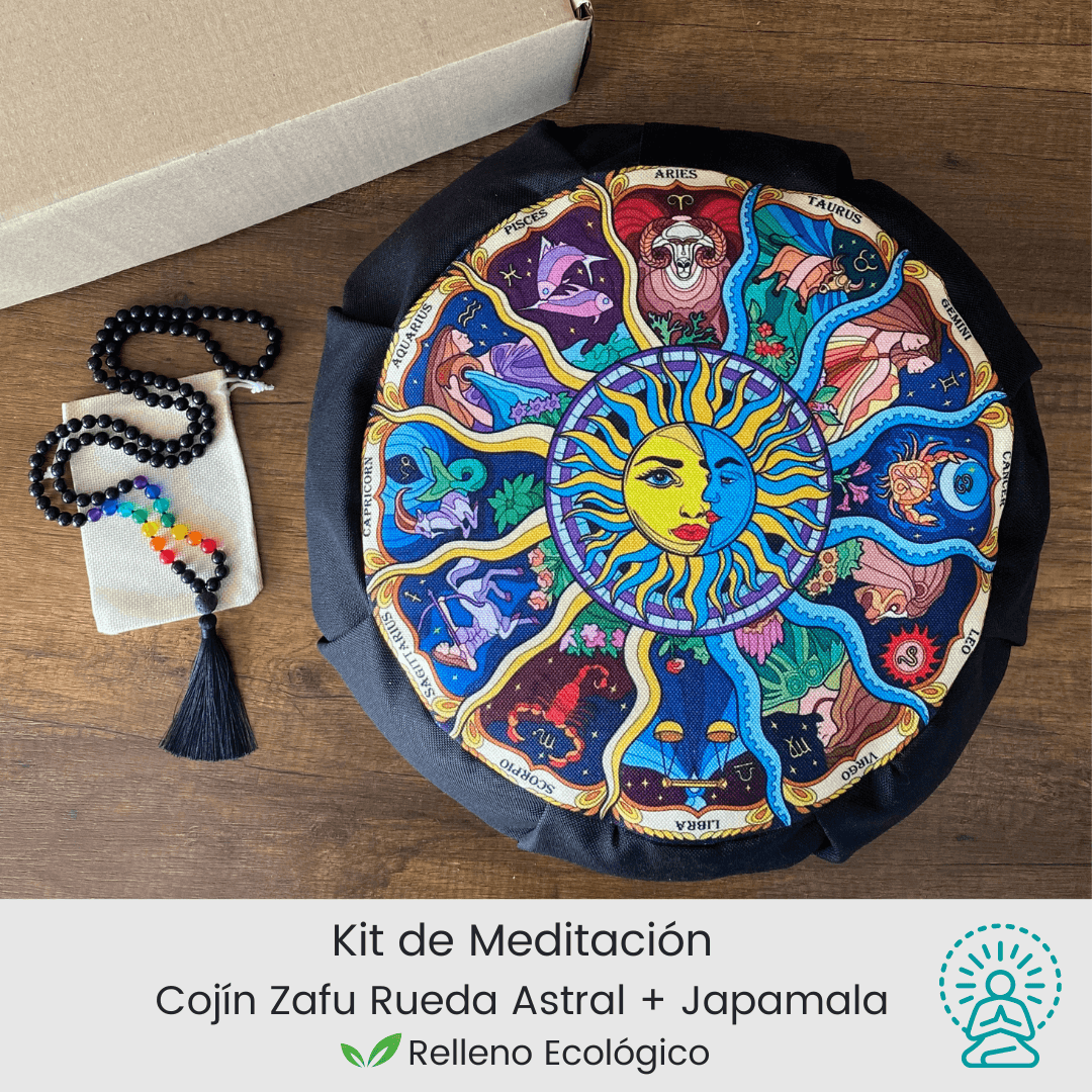 Set para meditar Zafu Rueda Astral