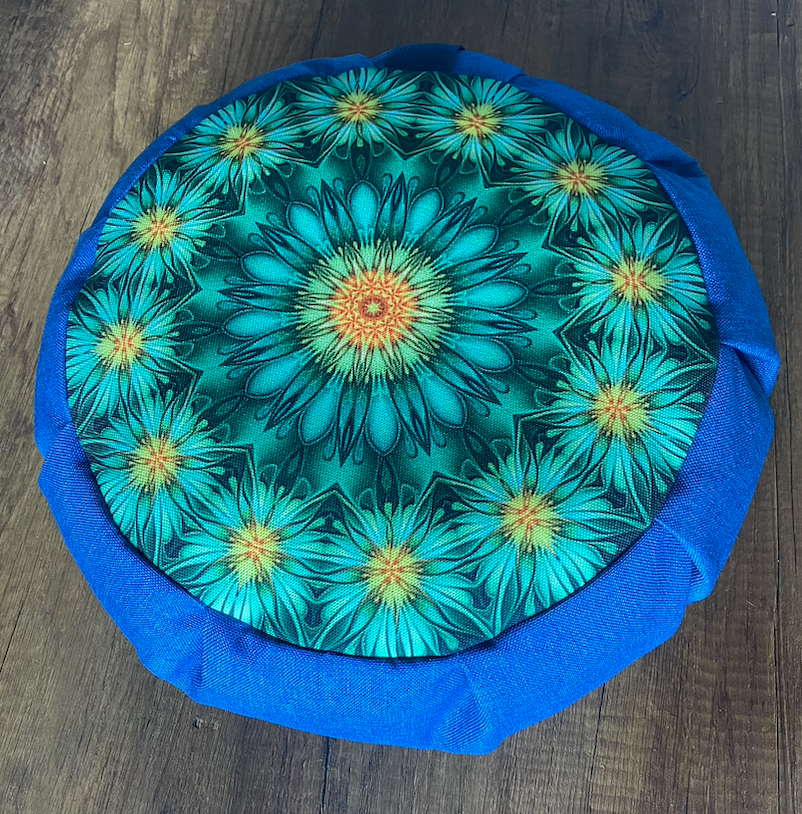 Cojín zafu para meditar mandala vitalidad