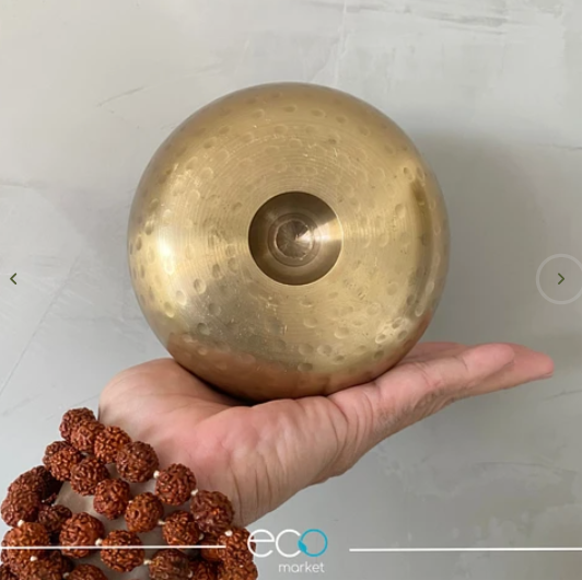 Cuenco Tibetano Lingam Martillado a Mano 11 cm