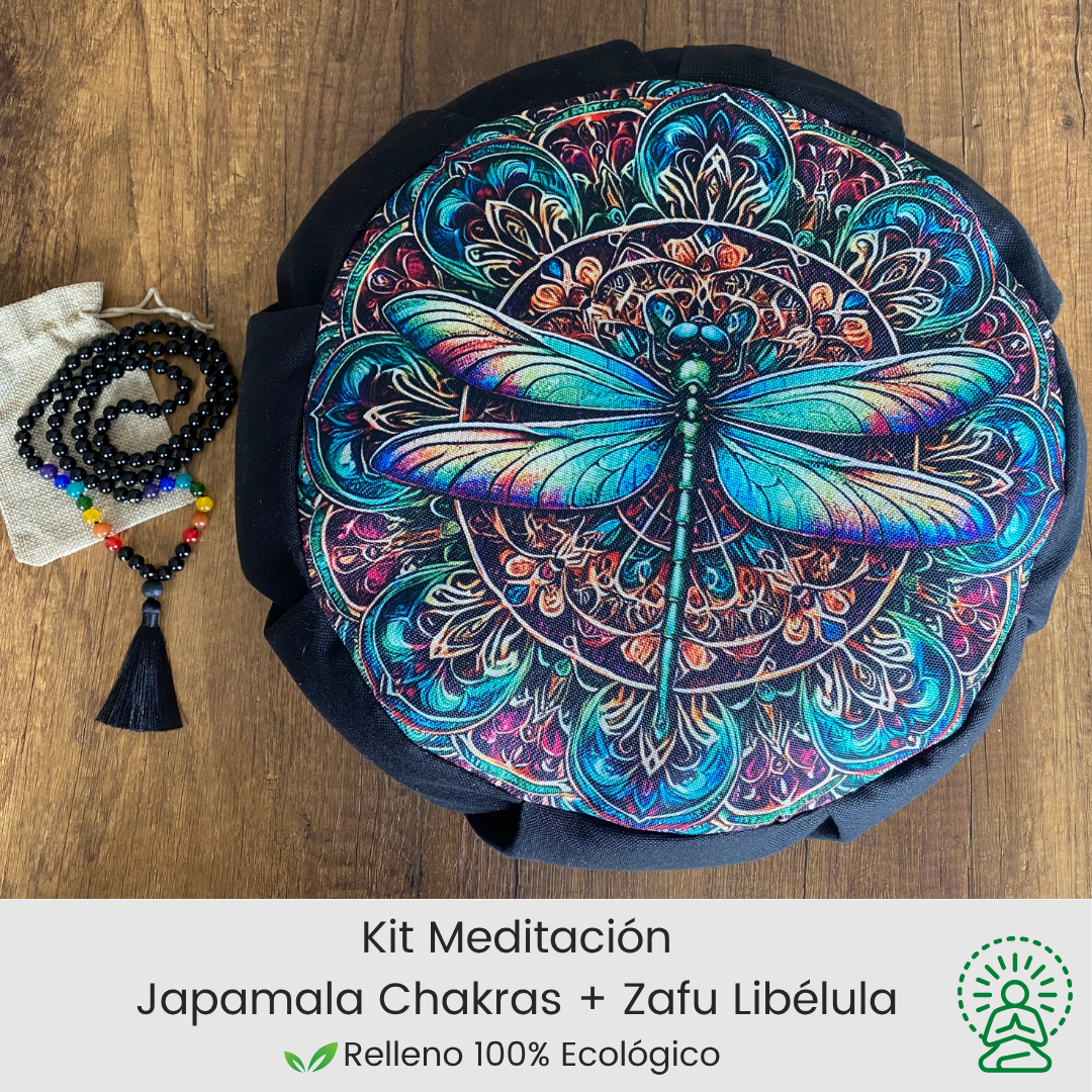 Kit para meditar zafu libelula