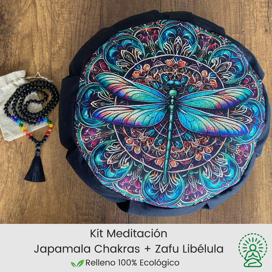 Kit para meditar zafu libelula