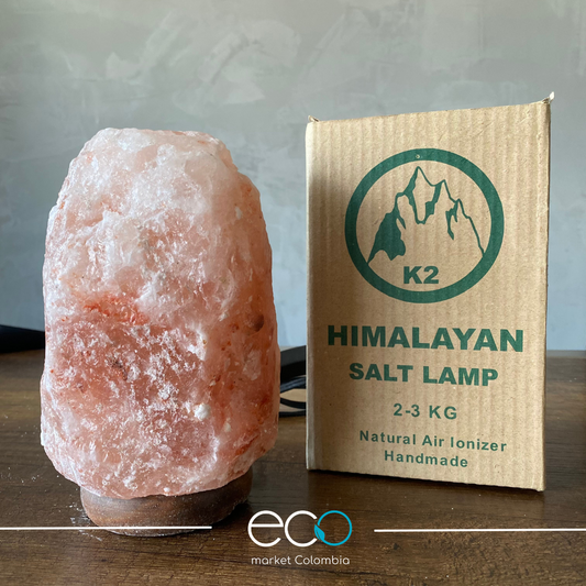 Lampara de sal del Himalaya