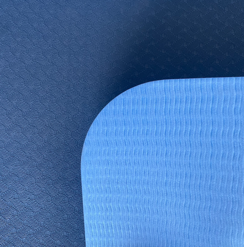 mat / Colchoneta 6 mm para yoga azul