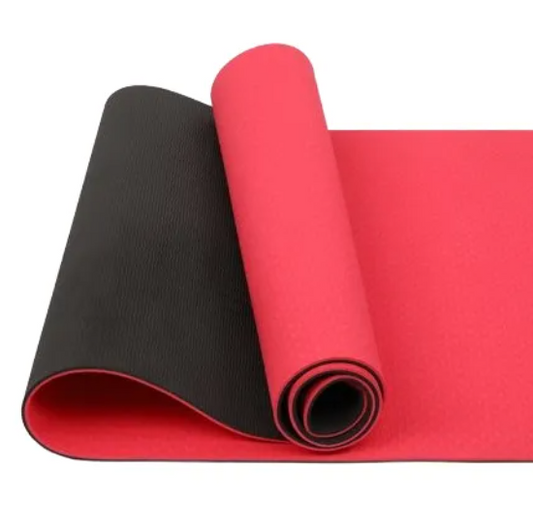 mat / Colchoneta 6 mm para yoga rojo